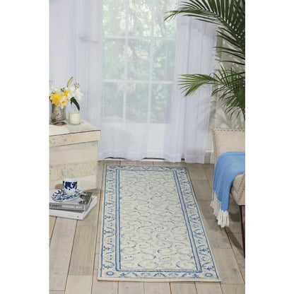 Nourison Somerset Ivory Blue Area Rug