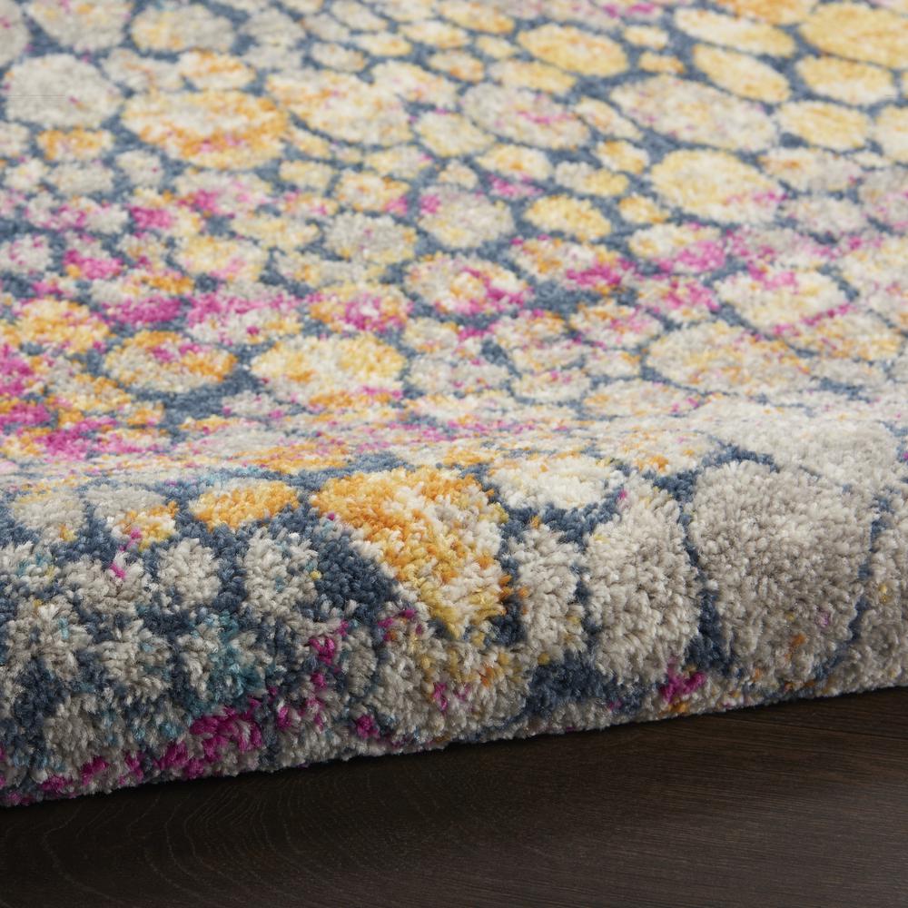 PSN34 Passion Yellow Multi Area Rug- 5'3" x 7'3"