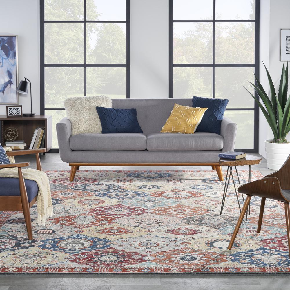 Nourison Parisa 8'6 x 11'6 Multicolor Area Rug
