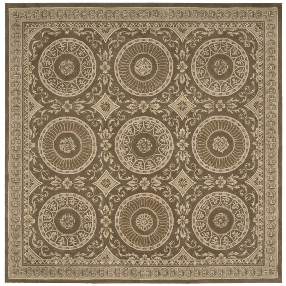 Versailles Palace Square Rug By, Mocha, 8' X 8'