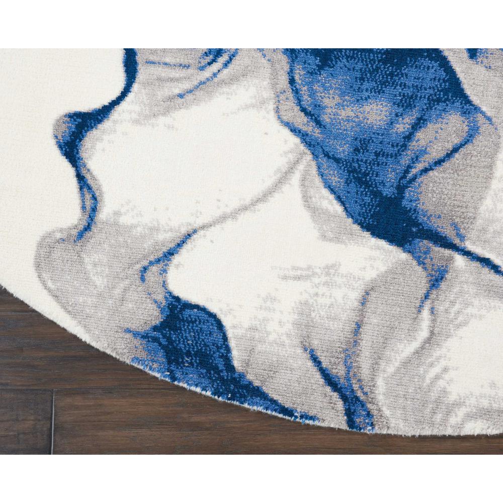 Modern Round Area Rug, 8' x Round
