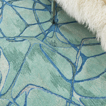 Modern Rectangle Area Rug, 5' x 8'