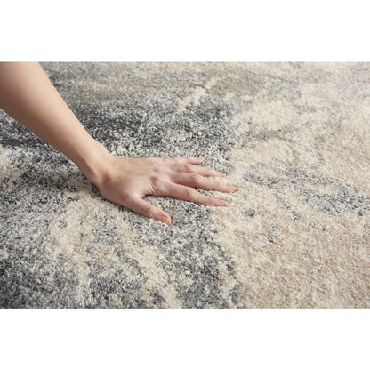 Modern Runner Area Rug, 8' Runner