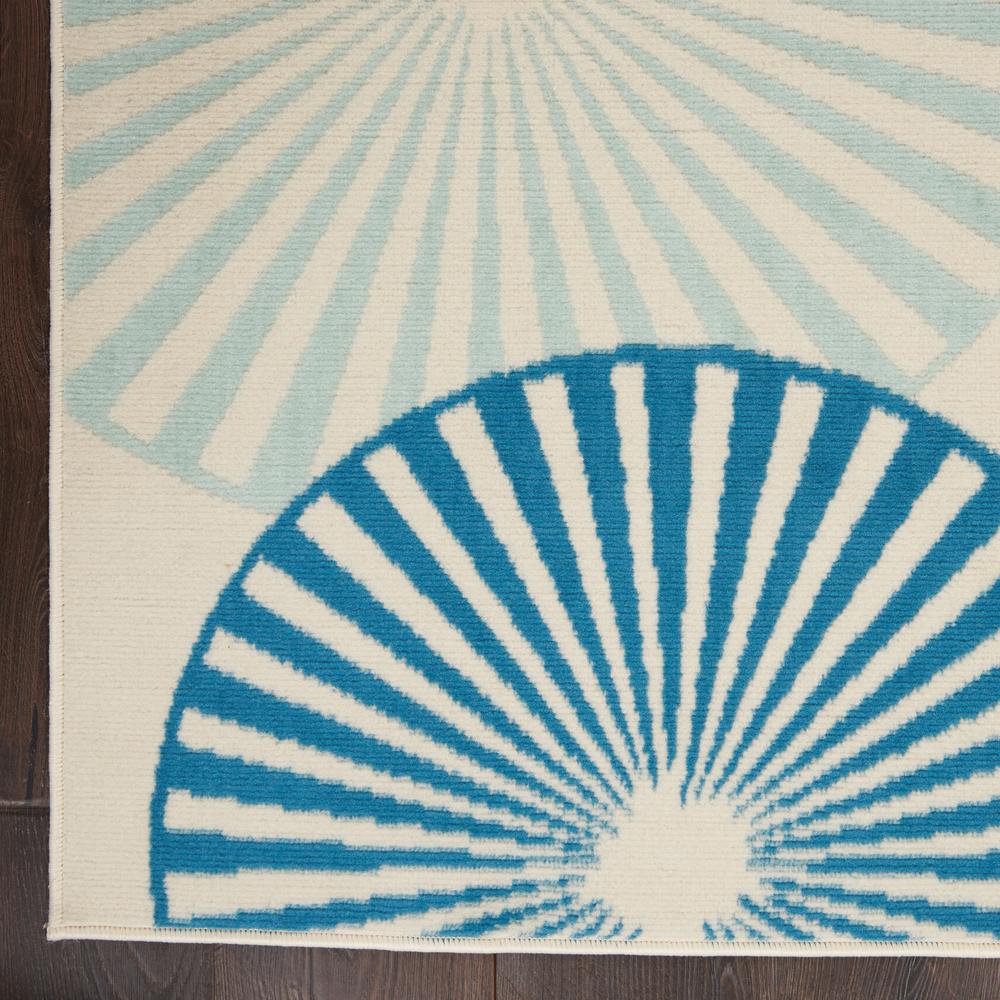 Grafix Area Rug, Ivory/Multicolor, 5'3"X7'3"