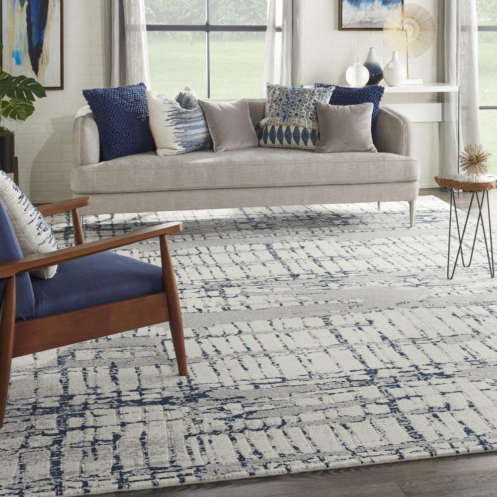 Modern Rectangle Area Rug, 10' x 14'