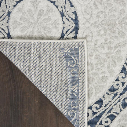 CLA03 Calobra Blue Area Rug- 4' x 6'