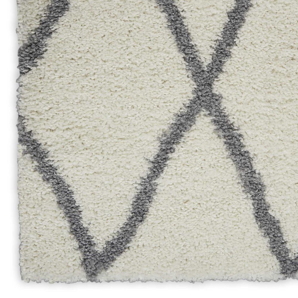 SHI02 Shangri-La Ivory/Light Grey Area Rug- 8' x 10'