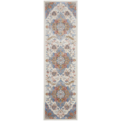 Transitional Runner Area Rug, 8' Runner