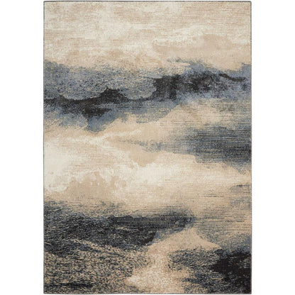 Modern Rectangle Area Rug, 7' x 10'