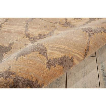 Silken Allure Area Rug, Beige, 5'6" x 8'