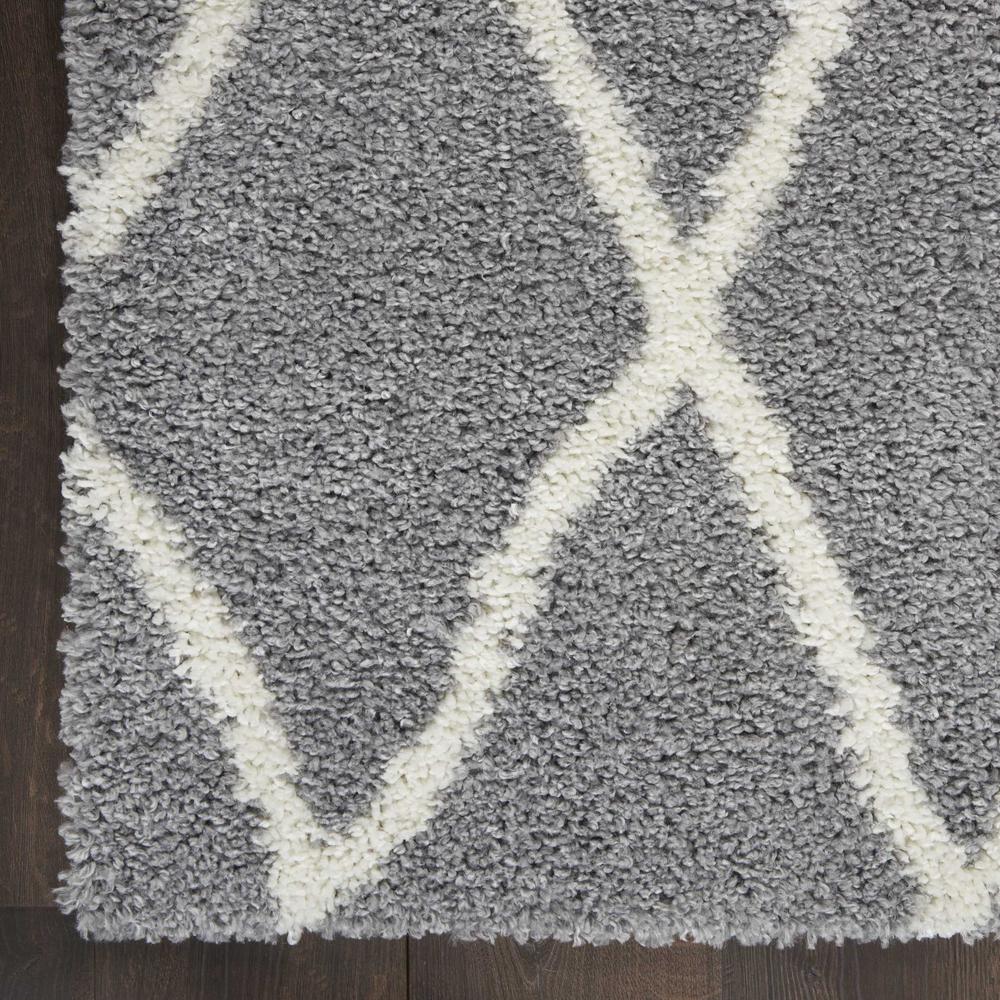 SHI02 Shangri-La Light Grey/Ivory Area Rug- 8' x 10'