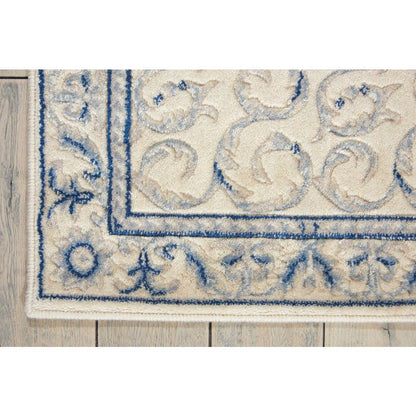 Nourison Somerset Ivory Blue Area Rug