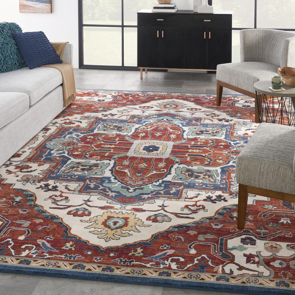 Nourison Parisa 12' x 15' Brick/Ivory Area Rug