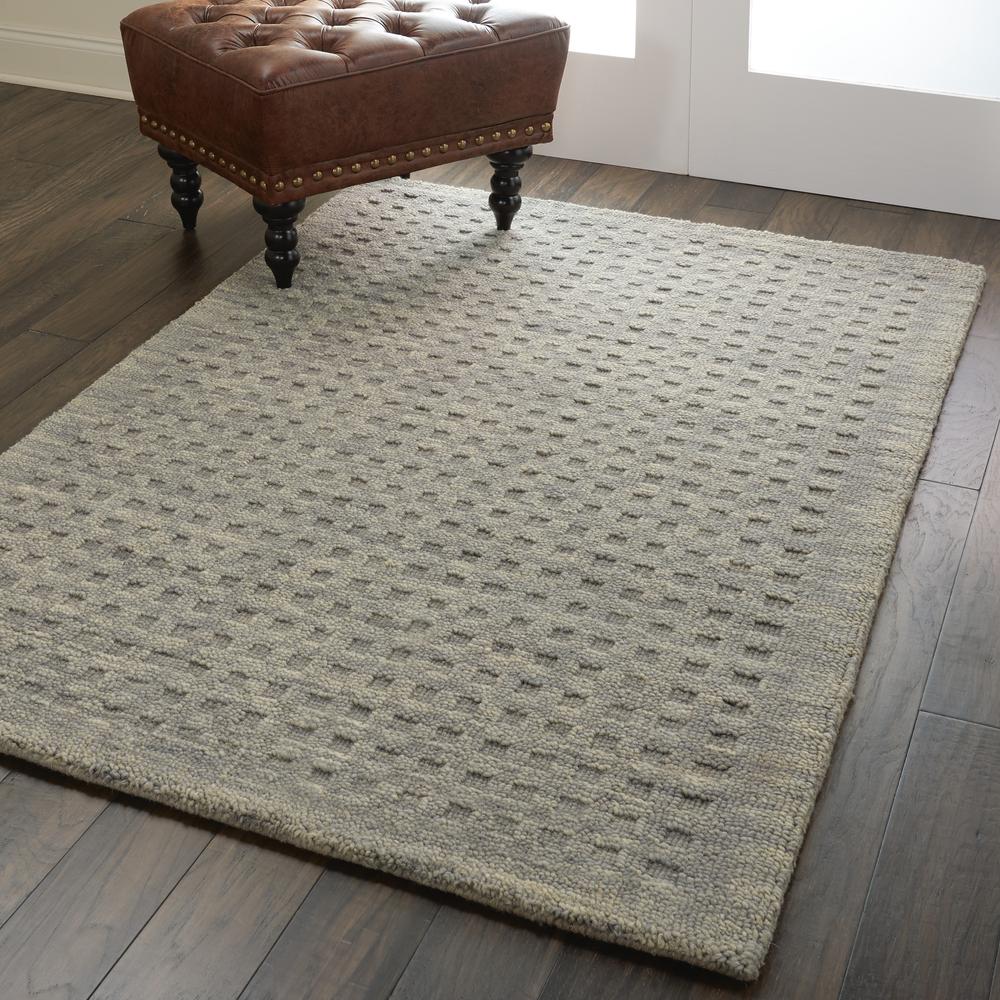 Perris Area Rug, Charcoal, 3'9" x 5'9"