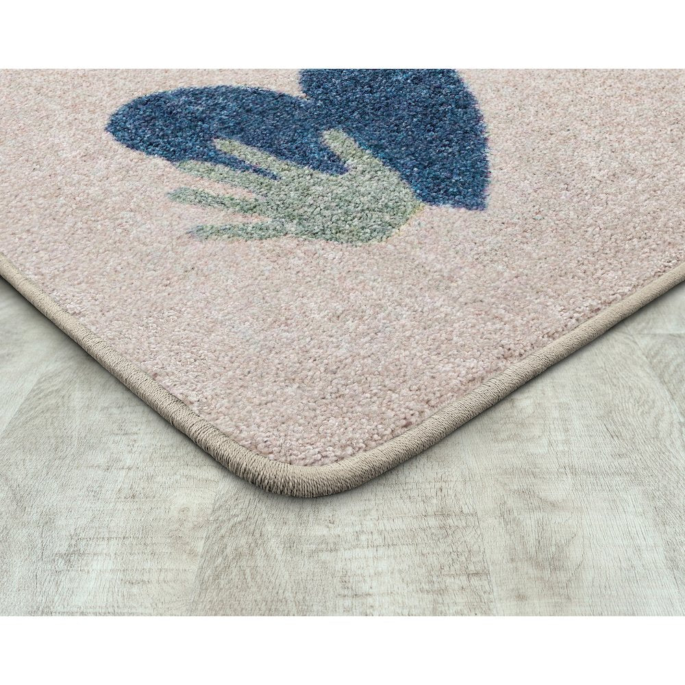 Alphabet for Everyone 7'8" x 10'9" Area Rug in Color Multi