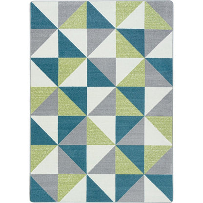 Claremont Kids Cartwheel 5'4" x 7'8" Area Rug in Color Calypso
