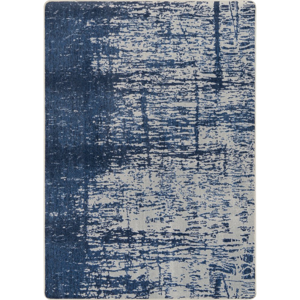Kid Essentials Coastal Canvas 5'4" x 7'8" Area Rug in Color High Tide