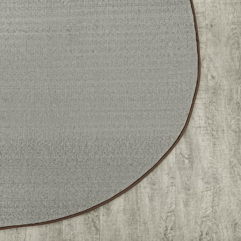 Kid Essentials Endurance 12' x 7'6" Oval Area Rug in Color Brown