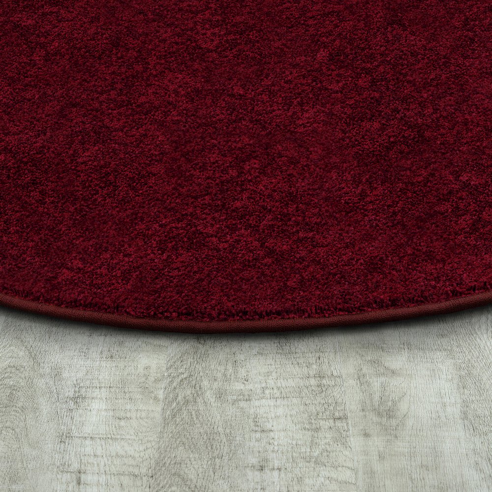 Kid Essentials Endurance 12' x 7'6" Oval Area Rug in Color Burgundy