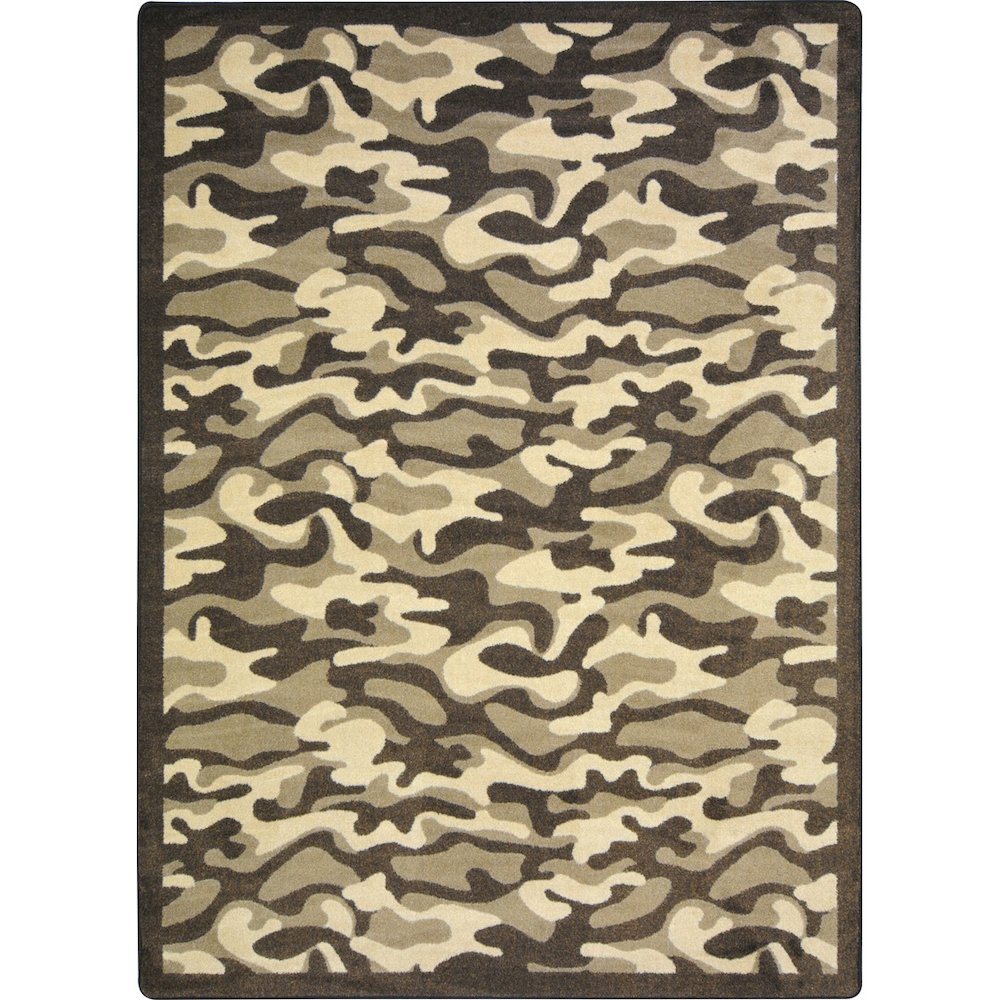 Kaleidoscope Funky Camo 5'4" x 7'8" Area Rug in Color Desert