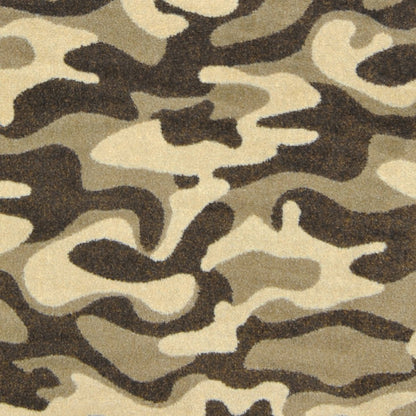 Kaleidoscope Funky Camo 5'4" x 7'8" Area Rug in Color Desert