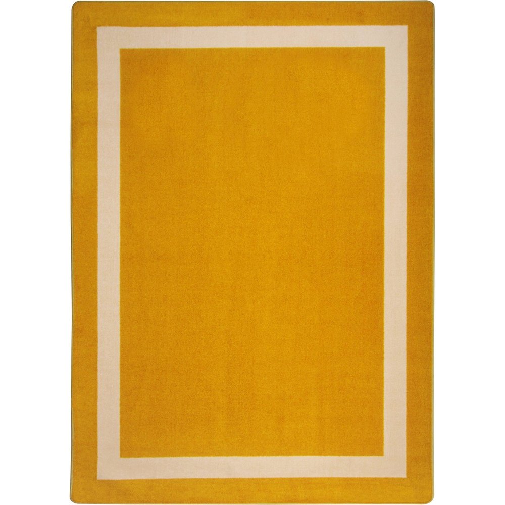 Kid Essentials Portrait 5'4" x 7'8" Area Rug in Color Goldenrod