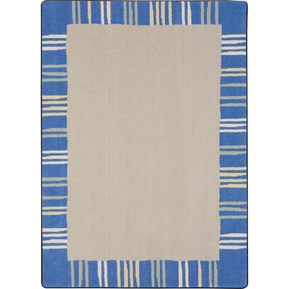 Kid Essentials Seeing Stripes 7'8" x 10'9" Area Rug in Color Pastel