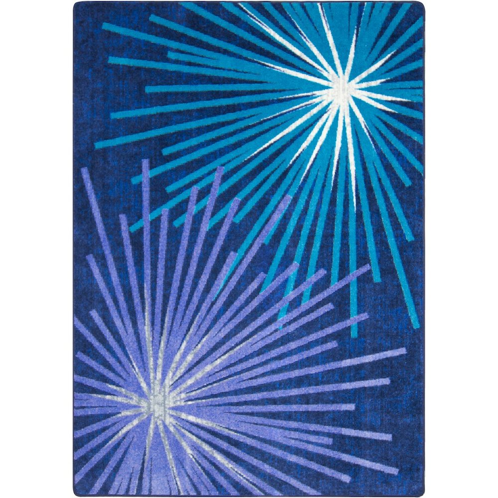 First Take Sputnik 5'4" x 7'8" Area Rug in Color Violet