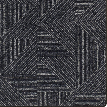 WorkSpace Above Board 5'4" x 7'8" Area Rug in Color Onyx