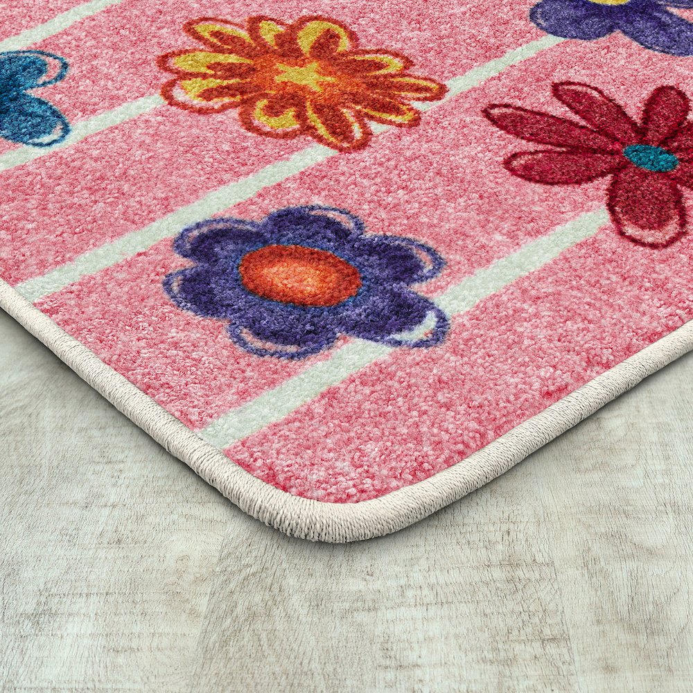 Claremont Kids Big Blooms 7'8" x 10'9" Area Rug in Color Bouquet