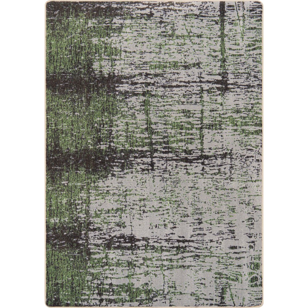 Kid Essentials Coastal Canvas 7'8" x 10'9" Area Rug in Color Spanish Moss