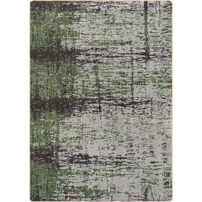 Kid Essentials Coastal Canvas 7'8" x 10'9" Area Rug in Color Spanish Moss