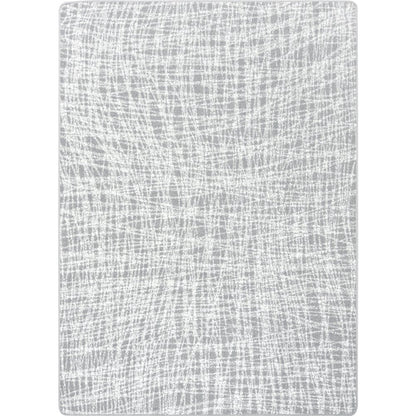 Impressions Crisscross 7'8" x 10'9" Area Rug in Color Mist
