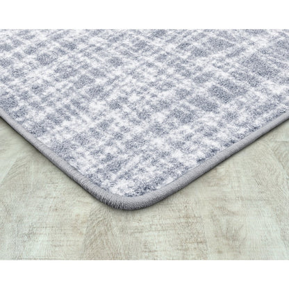 Impressions Crisscross 7'8" x 10'9" Area Rug in Color Mist