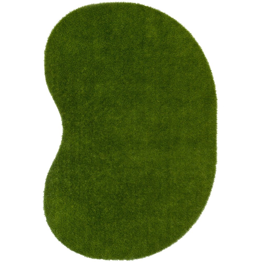 Kid Essentials GreenSpace 9' x 12' Jellybean Area Rug in Color Green
