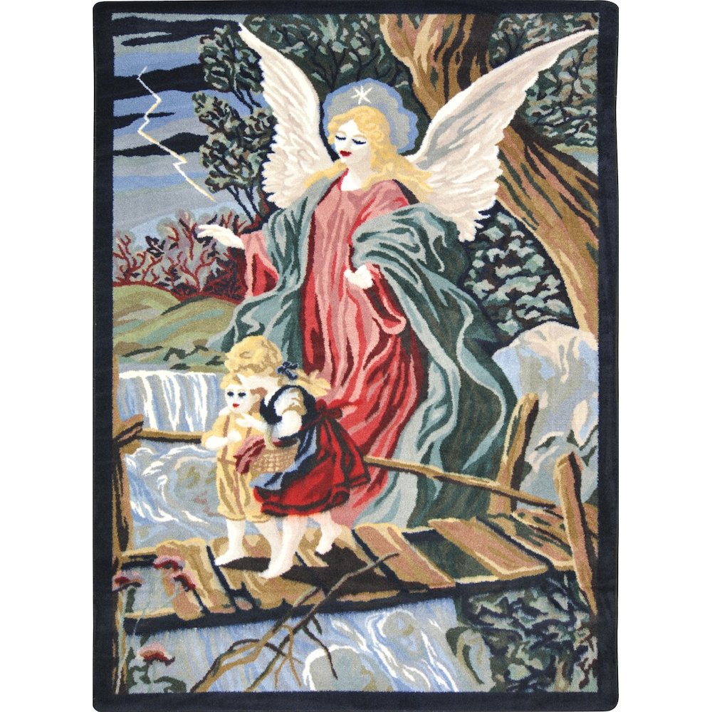 Kid Essentials Guardian Angel 7'8" x 10'9" Area Rug in Color Multi