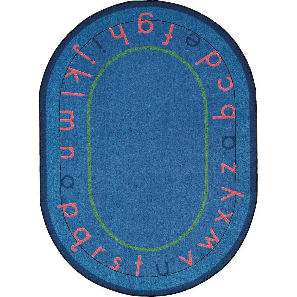 Kid Essentials Montessori Alphabet 10'9" x 13'2" Area Rug in Color Multi