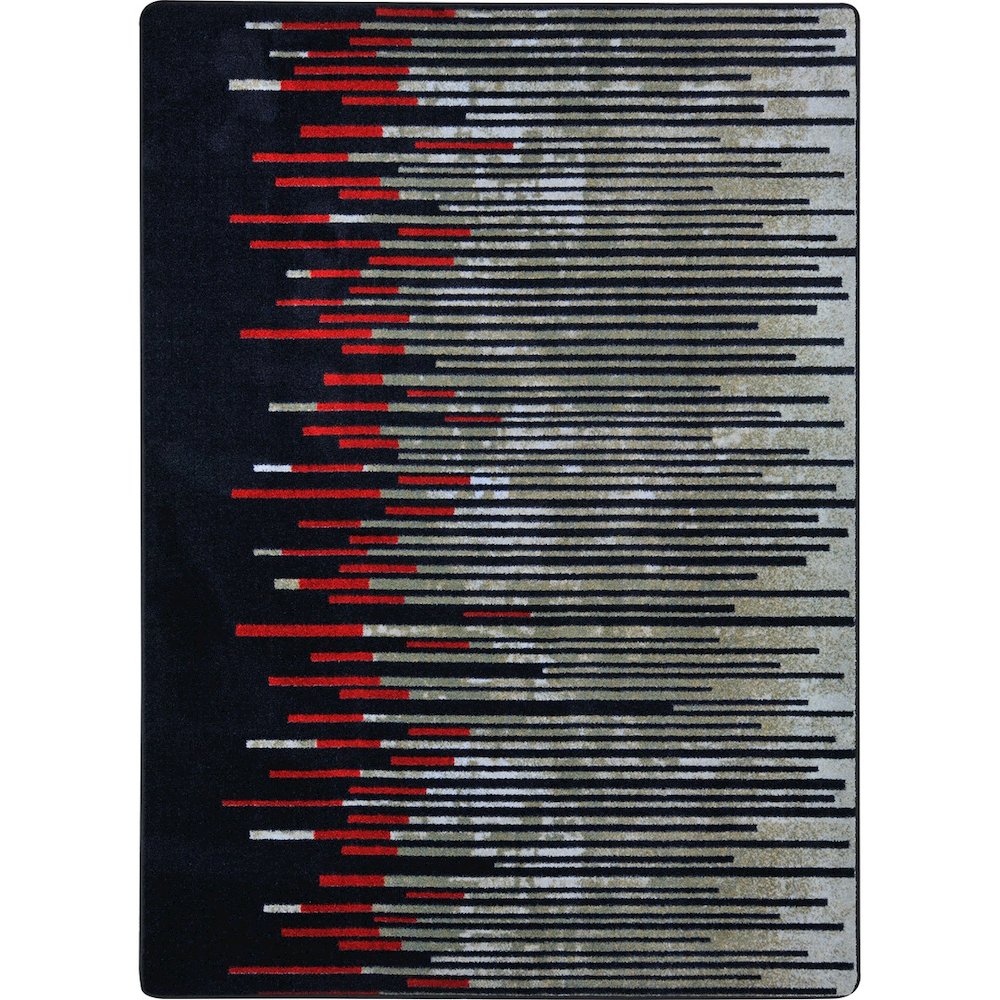 First Take Nightlife 7'8" x 10'9" Area Rug in Color Garnet
