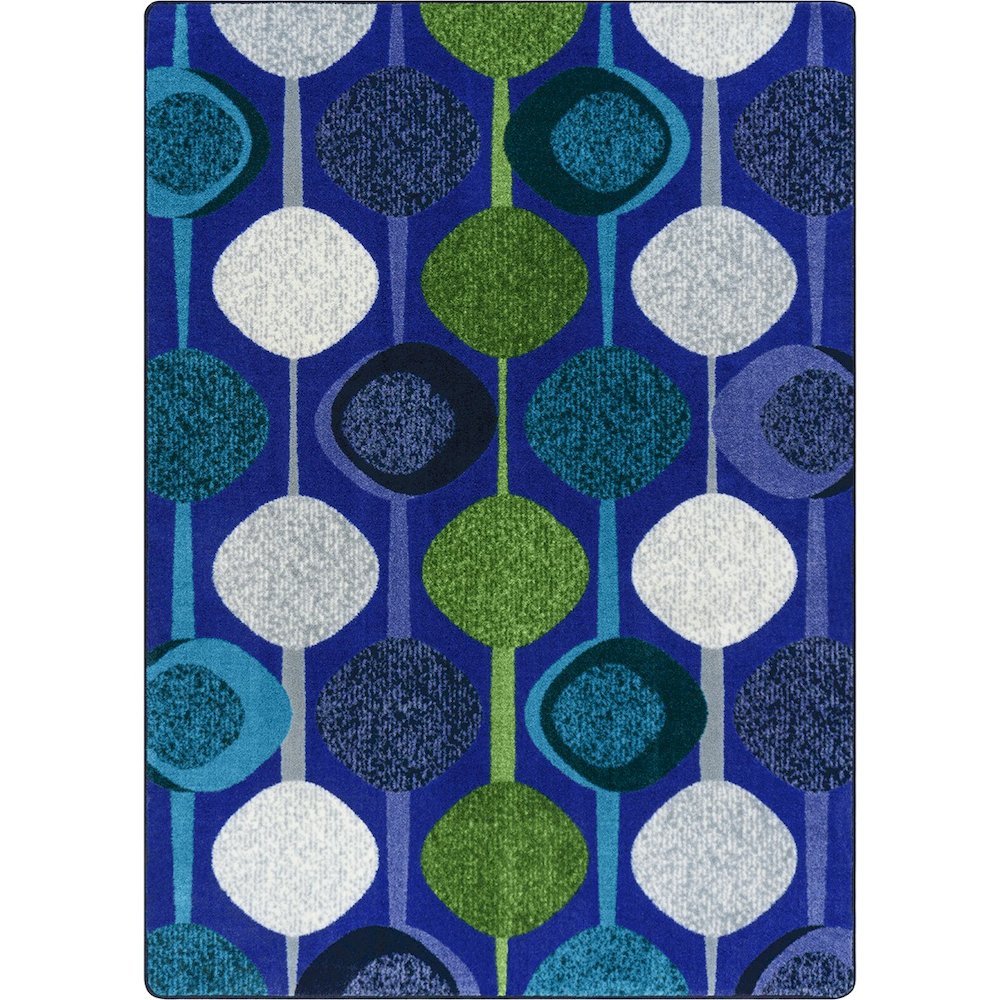 Kid Essentials String Along 10'9" x 13'2" Area Rug in Color Violet