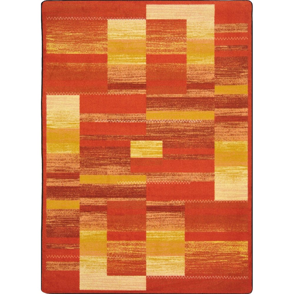 Kid Essentials Boomblox 10'9" x 13'2" Area Rug in Color Orange