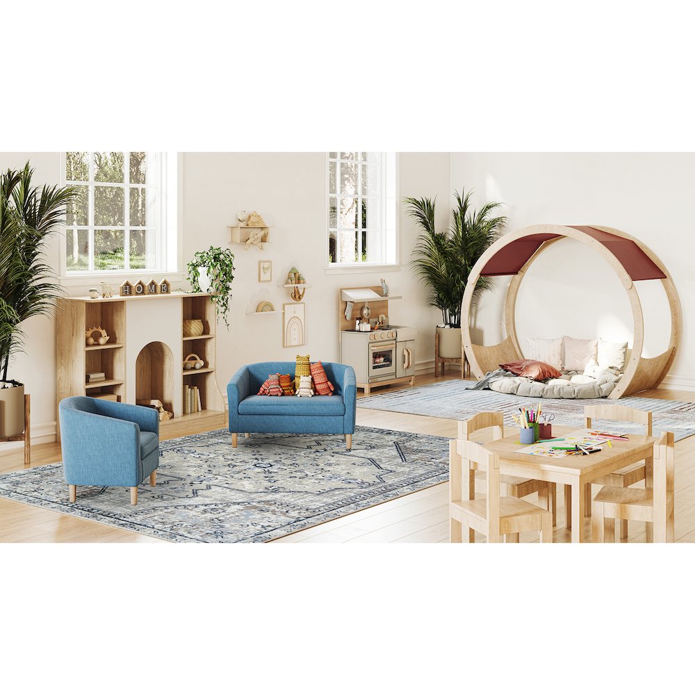 Canyon Tapestry 10'9" x 13'2" Area Rug in Color Sandstone