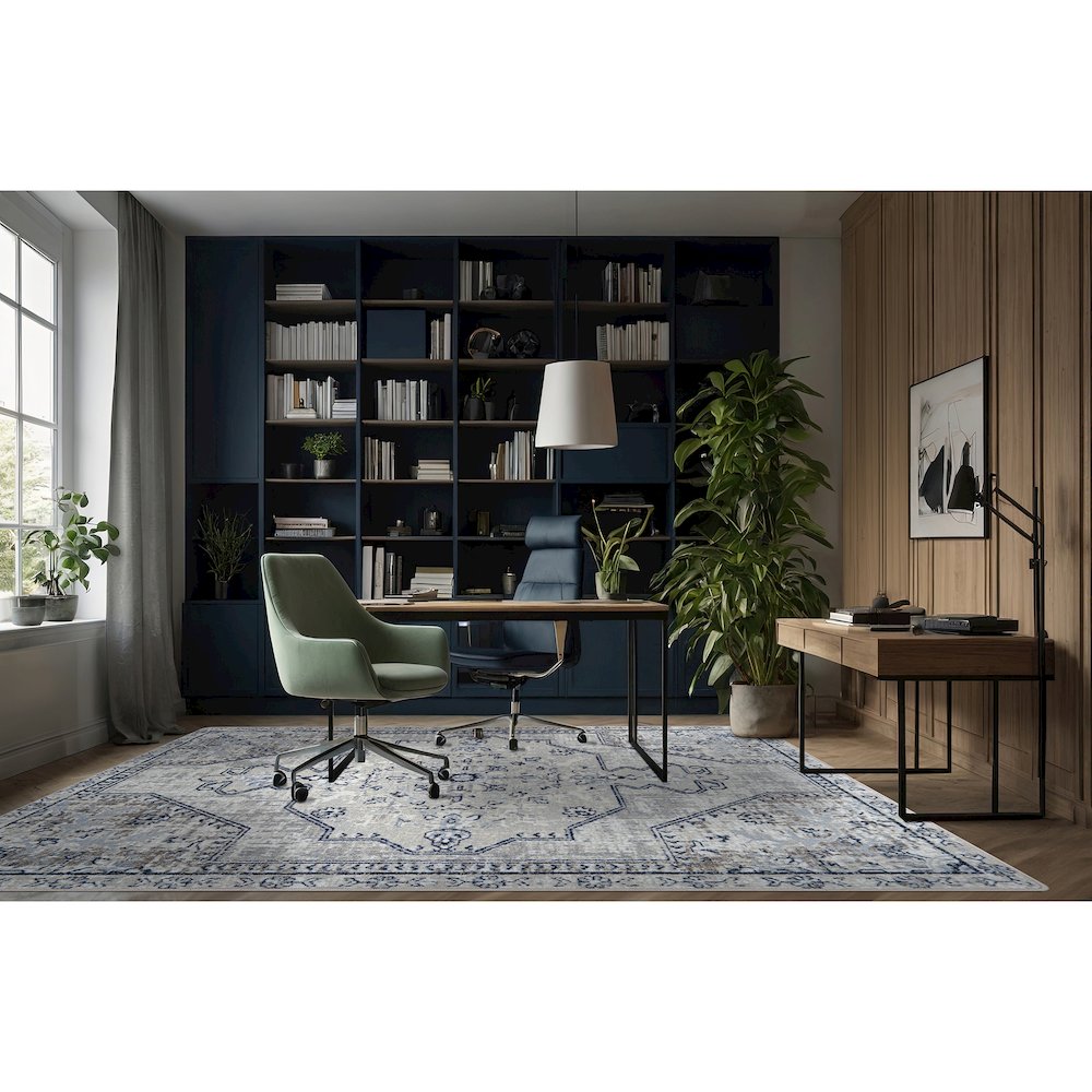 Canyon Tapestry 10'9" x 13'2" Area Rug in Color Sandstone
