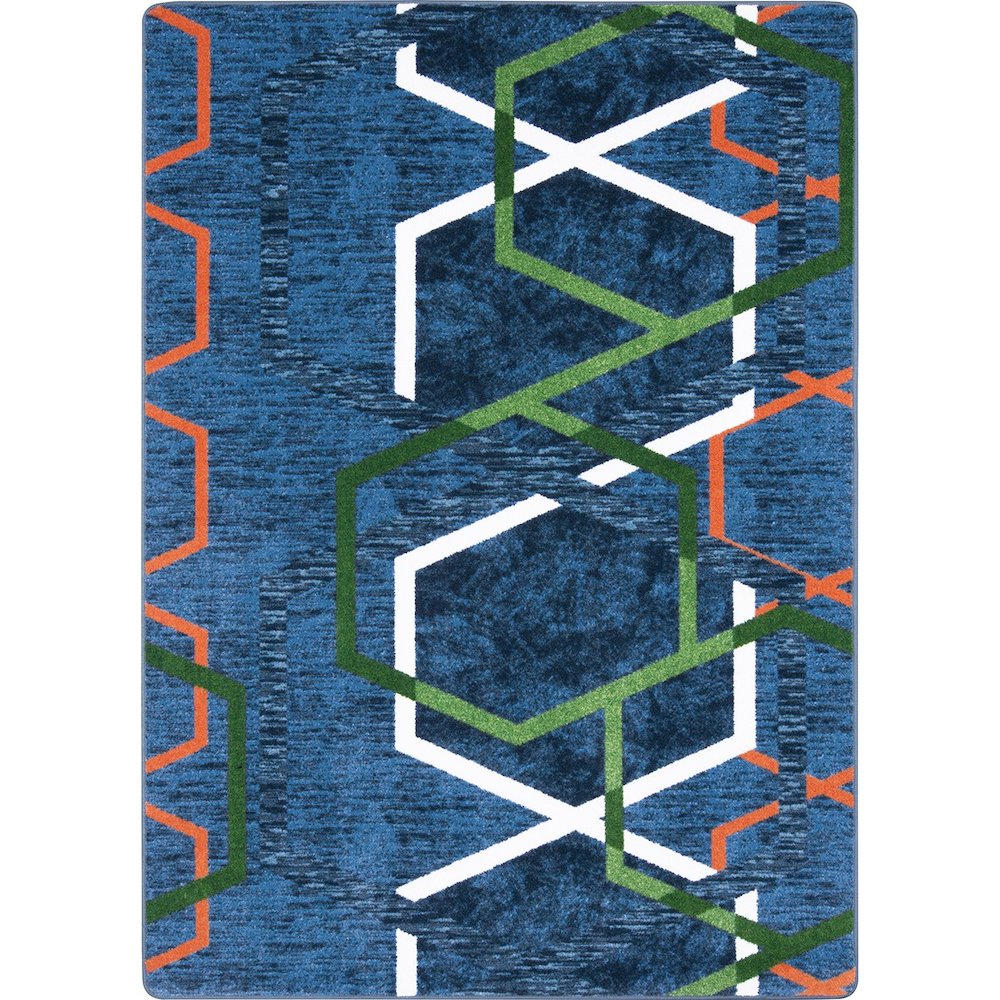 First Take Double Helix 10'9" x 13'2" Area Rug in Color Citrus