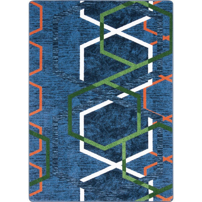 First Take Double Helix 10'9" x 13'2" Area Rug in Color Citrus