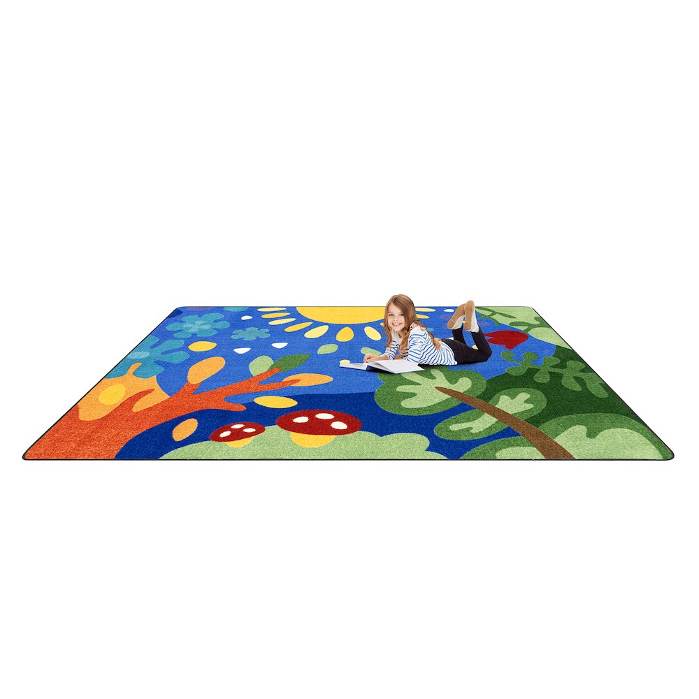 Dream Awhile 10'9" x 13'2" Area Rug in Color Multi