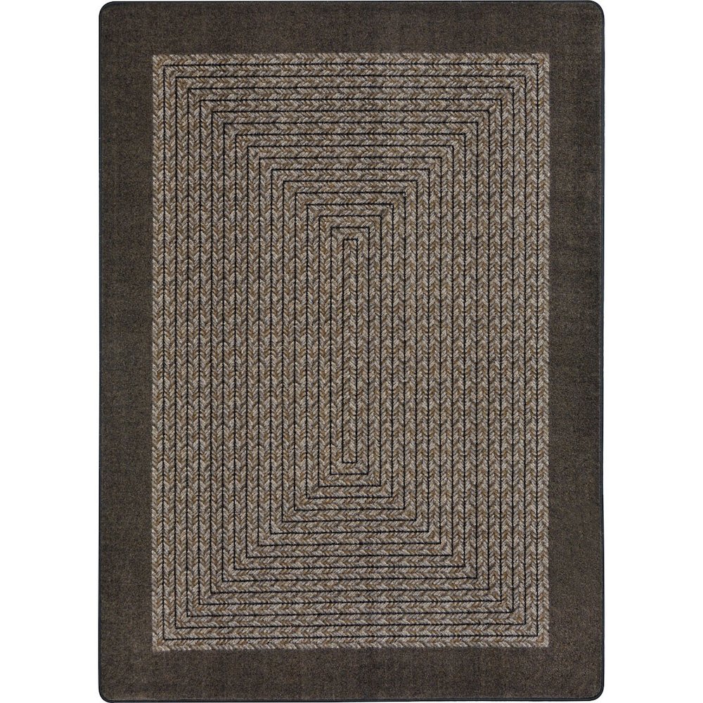 Kid Essentials Like Home 10'9" x 13'2" Area Rug in Color Chocolate