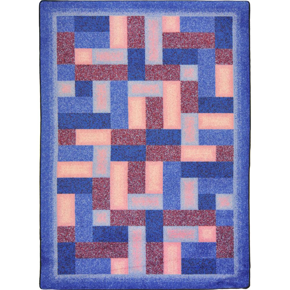 Kid Essentials Off Beat 10'9" x 13'2" Area Rug in Color Purple