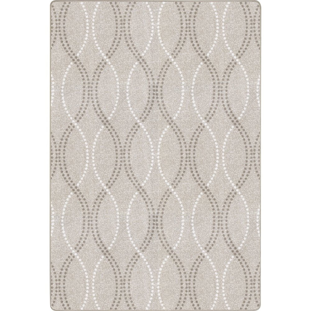 Impressions Seventh Heaven 10'9" x 13'2" Area Rug in Color Beige
