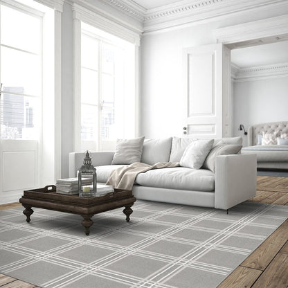 Impressions Broadfield 3'10" x 5'4" Area Rug in Color Smoke