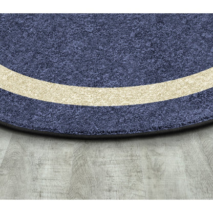 Kid Essentials Portrait 13'2" Round Area Rug in Color Seaside